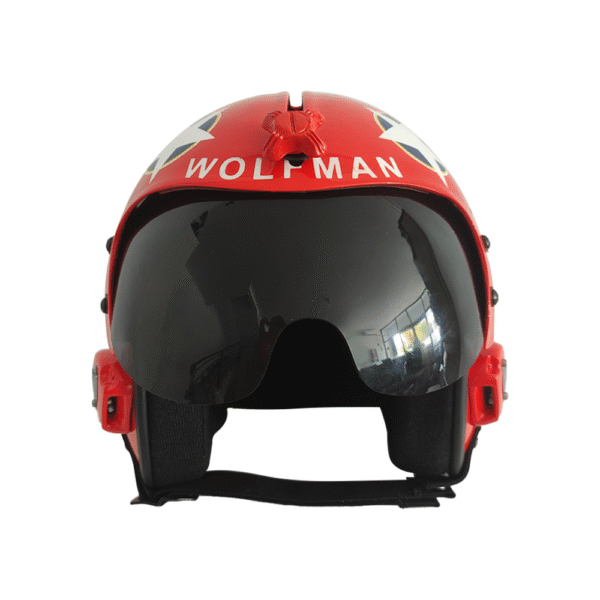 HGU-33 Top Gun Wolfman Flight Helmet Movie Prop - Image 2