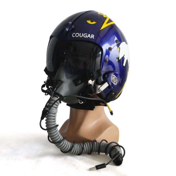 HGU-33 Top Gun Cougar V2 Flight Helmet Movie Prop - Image 3
